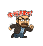 ひげぼうしおじさん。（個別スタンプ：14）