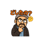ひげぼうしおじさん。（個別スタンプ：16）