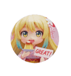 プリン精霊みなみちゃんカプセルトイ（個別スタンプ：7）