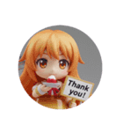 プリン精霊みなみちゃんカプセルトイ（個別スタンプ：8）