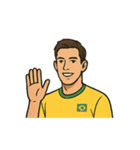 ワールドサッカープレイヤーズ（個別スタンプ：38）