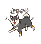 人間味あふれる黒柴スタンプ（個別スタンプ：13）