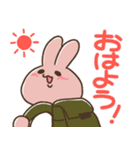 夏フェス・ライブへ行く！！うさぎとねこ（個別スタンプ：17）
