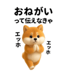 エッホエッホ 豆柴 伝えなきゃ BIG（個別スタンプ：13）