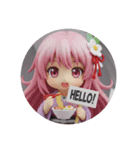 ラーメンみなみちゃんカプセルトイ（個別スタンプ：4）