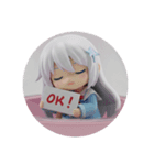 寝ている精霊ちゃんカプセルトイ（個別スタンプ：2）