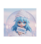 ホイップクリーム精霊ちゃんカプセルトイ（個別スタンプ：2）