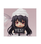 ホイップクリーム精霊ちゃんカプセルトイ（個別スタンプ：4）