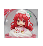 ホイップクリーム精霊ちゃんカプセルトイ（個別スタンプ：6）