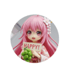 マスカットみなみちゃん(夏)カプセルトイ（個別スタンプ：4）