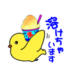 夏を楽しむキイロイトリたち（個別スタンプ：23）