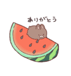 いつものうさちゃん(夏のすがた2)（個別スタンプ：2）