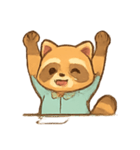 オフィスアライグマルーチン（個別スタンプ：6）