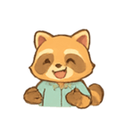 オフィスアライグマルーチン（個別スタンプ：15）