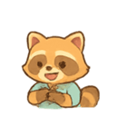 オフィスアライグマルーチン（個別スタンプ：22）