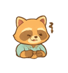 オフィスアライグマルーチン（個別スタンプ：24）