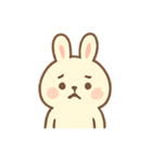 ふわふわうさぎの気持ち日記（個別スタンプ：2）