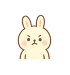 ふわふわうさぎの気持ち日記（個別スタンプ：3）
