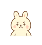 ふわふわうさぎの気持ち日記（個別スタンプ：7）