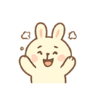 ふわふわうさぎの気持ち日記（個別スタンプ：9）