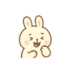 ふわふわうさぎの気持ち日記（個別スタンプ：12）