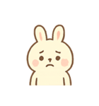 ふわふわうさぎの気持ち日記（個別スタンプ：14）