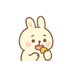 ふわふわうさぎの気持ち日記（個別スタンプ：20）