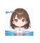表情豊かなミニ女の子 - 日常スタンプ1（個別スタンプ：16）