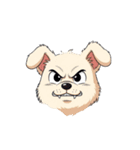 【怒る犬】（個別スタンプ：2）