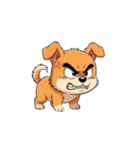 【怒る犬】（個別スタンプ：3）