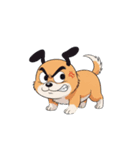 【怒る犬】（個別スタンプ：5）
