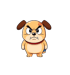 【怒る犬】（個別スタンプ：8）