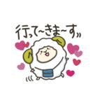 大好きな人の眠りが心配すぎるひつじ(敬語)（個別スタンプ：22）