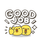 ひよことデカ文字 シンプルスタンプ（個別スタンプ：8）