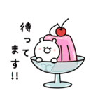 ガーリーくまさんとごはん♪(復刻版)（個別スタンプ：34）