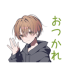 カードゲームなゆるパーカーくん（個別スタンプ：2）