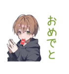 カードゲームなゆるパーカーくん（個別スタンプ：12）