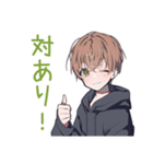 カードゲームなゆるパーカーくん（個別スタンプ：40）