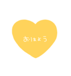 シンプルメッセージハートバージョン〜12（個別スタンプ：2）