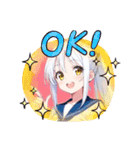 ゆるっと白髪AIちゃんスタンプ（個別スタンプ：4）