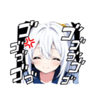 ゆるっと白髪AIちゃんスタンプ（個別スタンプ：6）