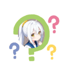 ゆるっと白髪AIちゃんスタンプ（個別スタンプ：7）