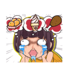 顔芸ガールの日常（個別スタンプ：7）