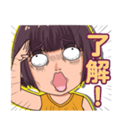 顔芸ガールの日常（個別スタンプ：11）