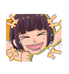 顔芸ガールの日常（個別スタンプ：20）