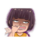 顔芸ガールの日常（個別スタンプ：33）