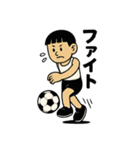 漫画から飛び出したサッカー少年スタンプ（個別スタンプ：10）