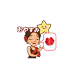 ラテンダンスガールスタンプ（個別スタンプ：13）