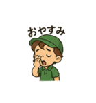 ゴルフ少年スタンプ（個別スタンプ：9）