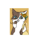 猫絵師まなこの気まぐれ猫スタンプ2（個別スタンプ：11）